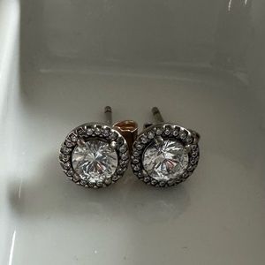 Pandora Halo Pave Studs